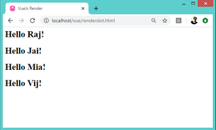 Vue.js Render Function