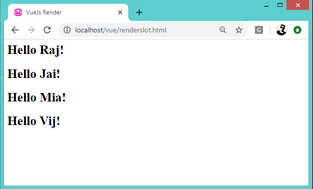 Vue.js Render Function