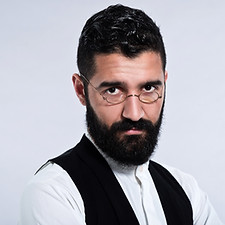 Portrait d'homme barbu