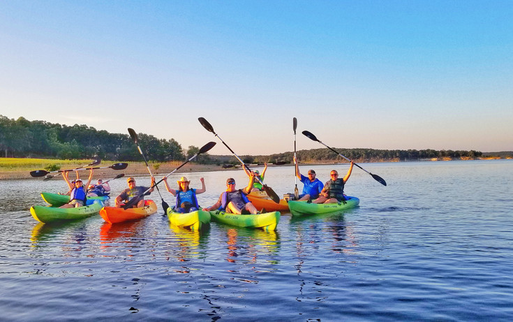 Kayak and paddlebaords