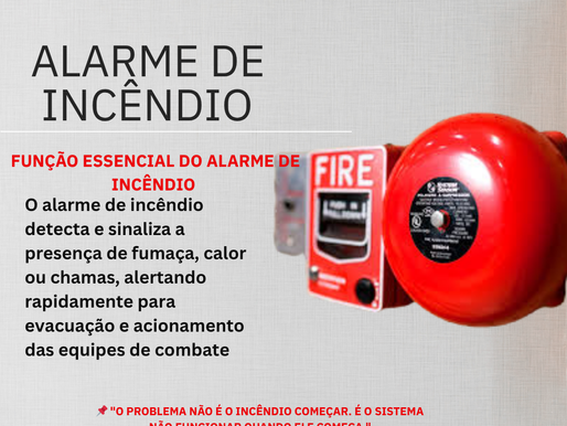 Função Essencial do Alarme de Incêndio