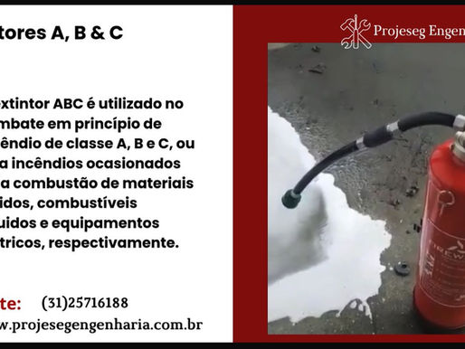 Extintor A B & C