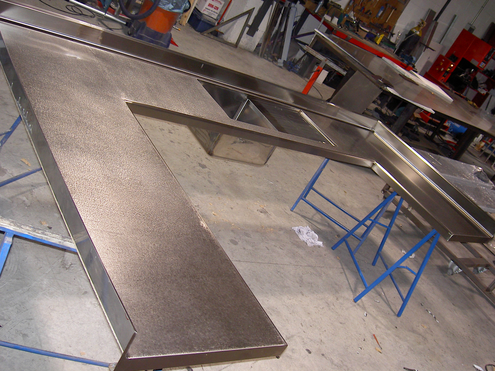 mueble forma de "U"