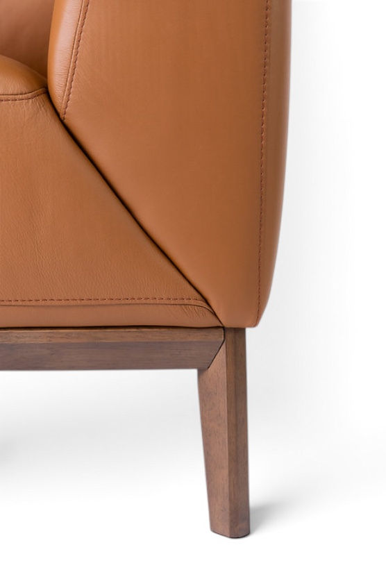Thumbnail: Ivy Leather Sofa - Tan