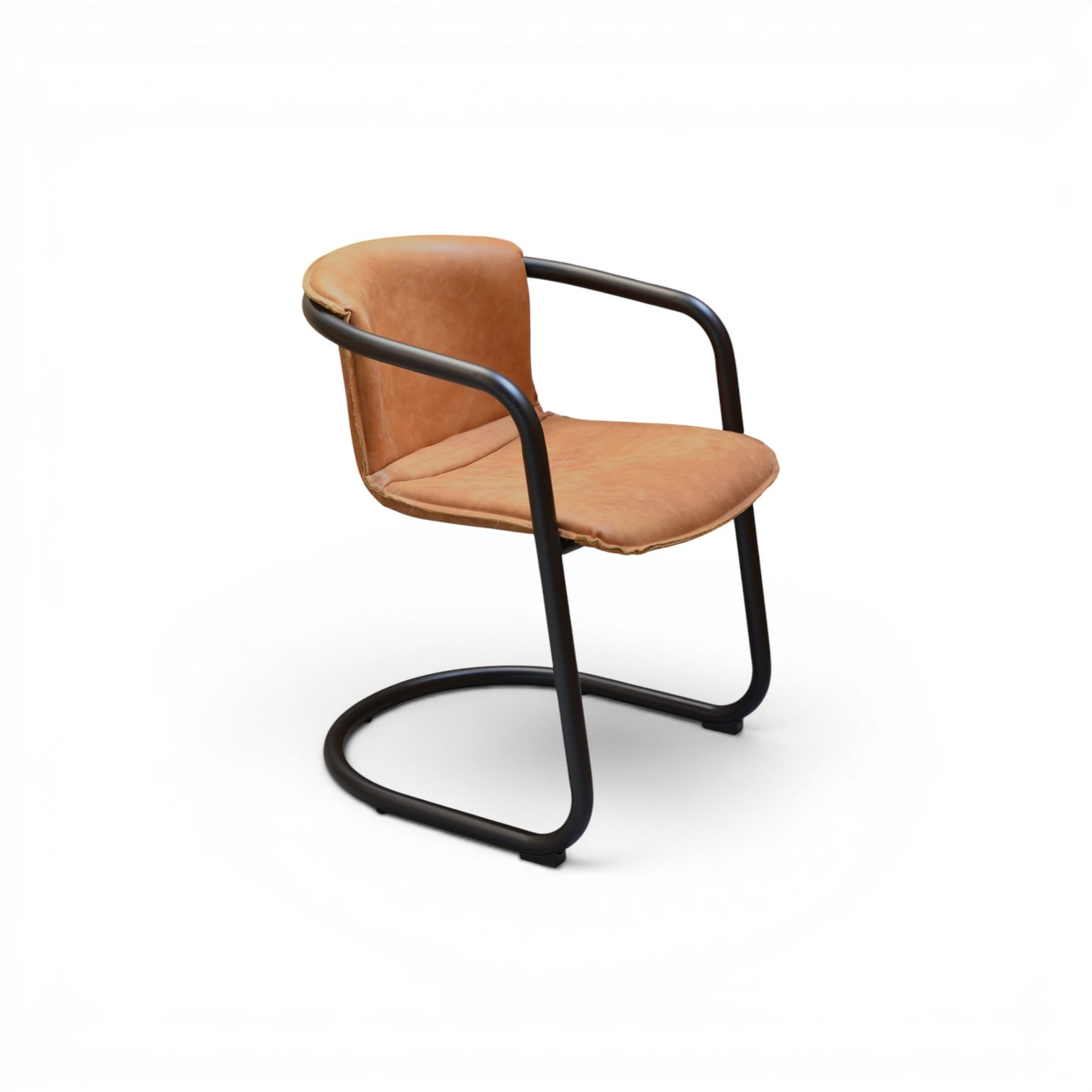 Hugo Dining Chair - Tan Leather