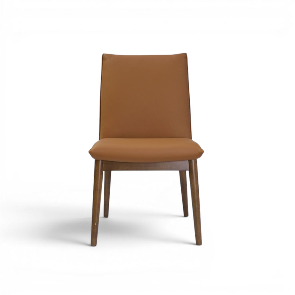 Thumbnail: Byron Dining Chair - Tan Leather