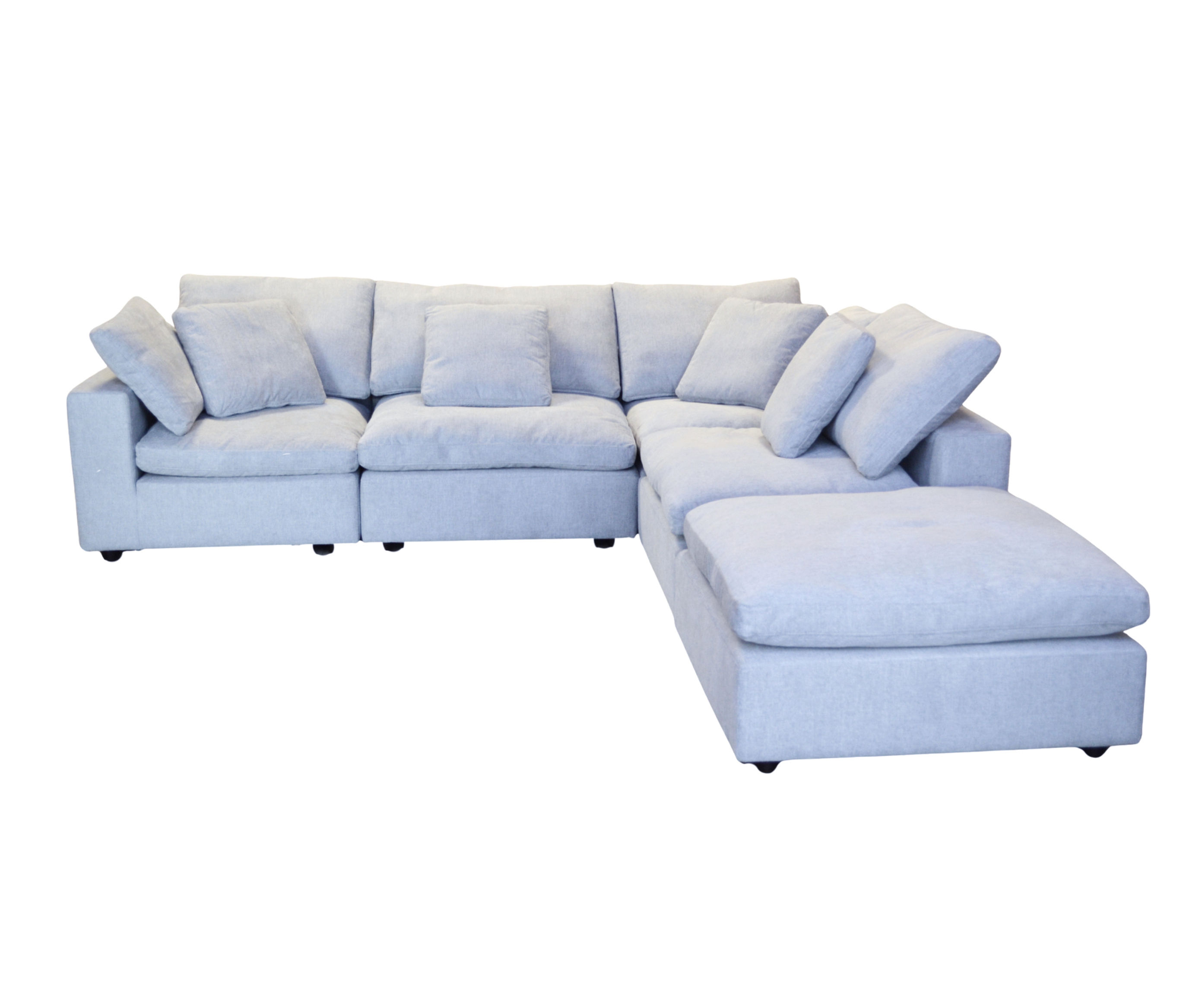 Willow Modular Sectional - Heather Grey