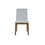 Thumbnail: Luka Dining Chair - Light Grey Fabric