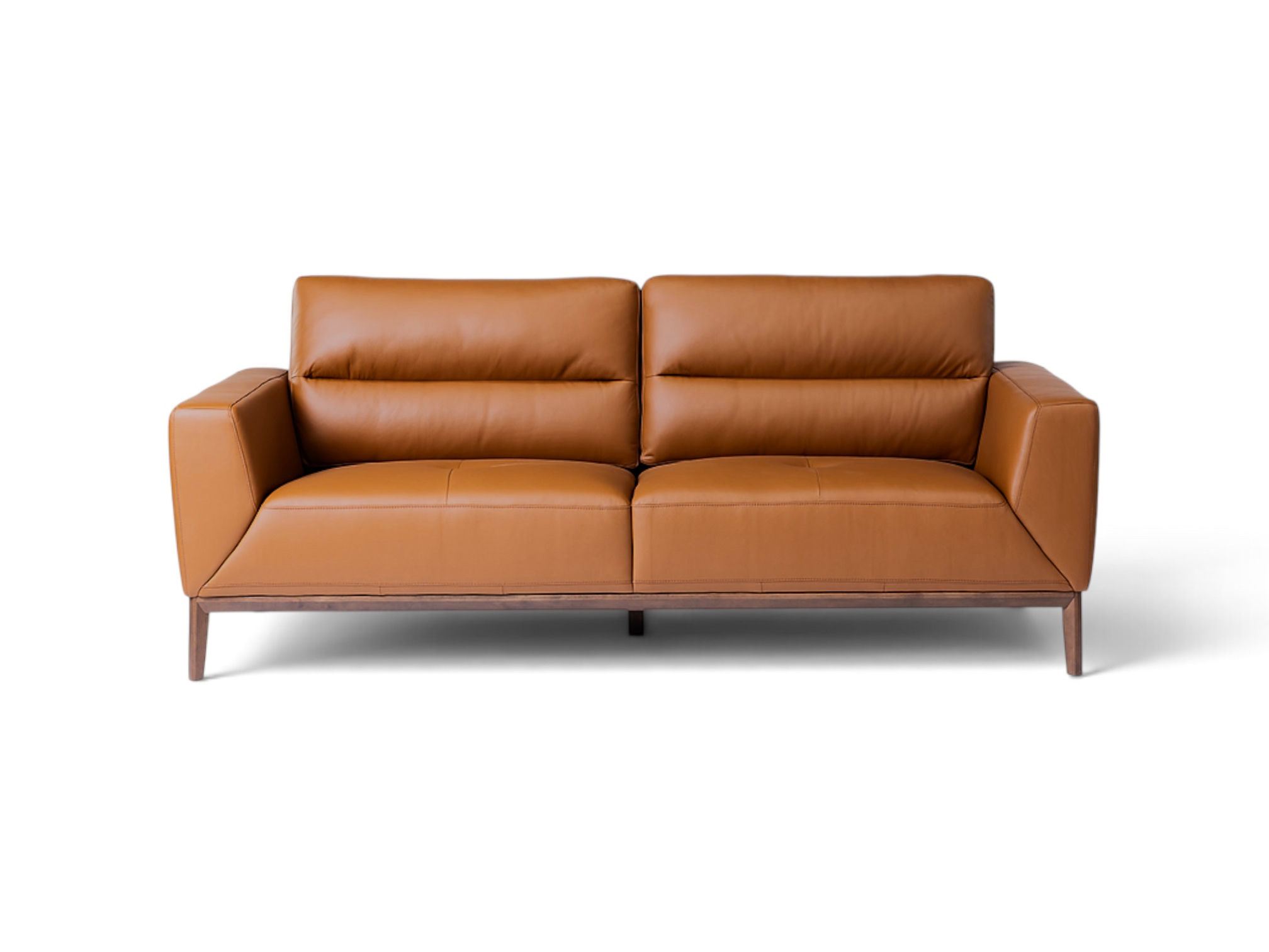 Ivy Leather Sofa - Tan