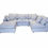 Thumbnail: Willow Modular Sectional - Heather Grey