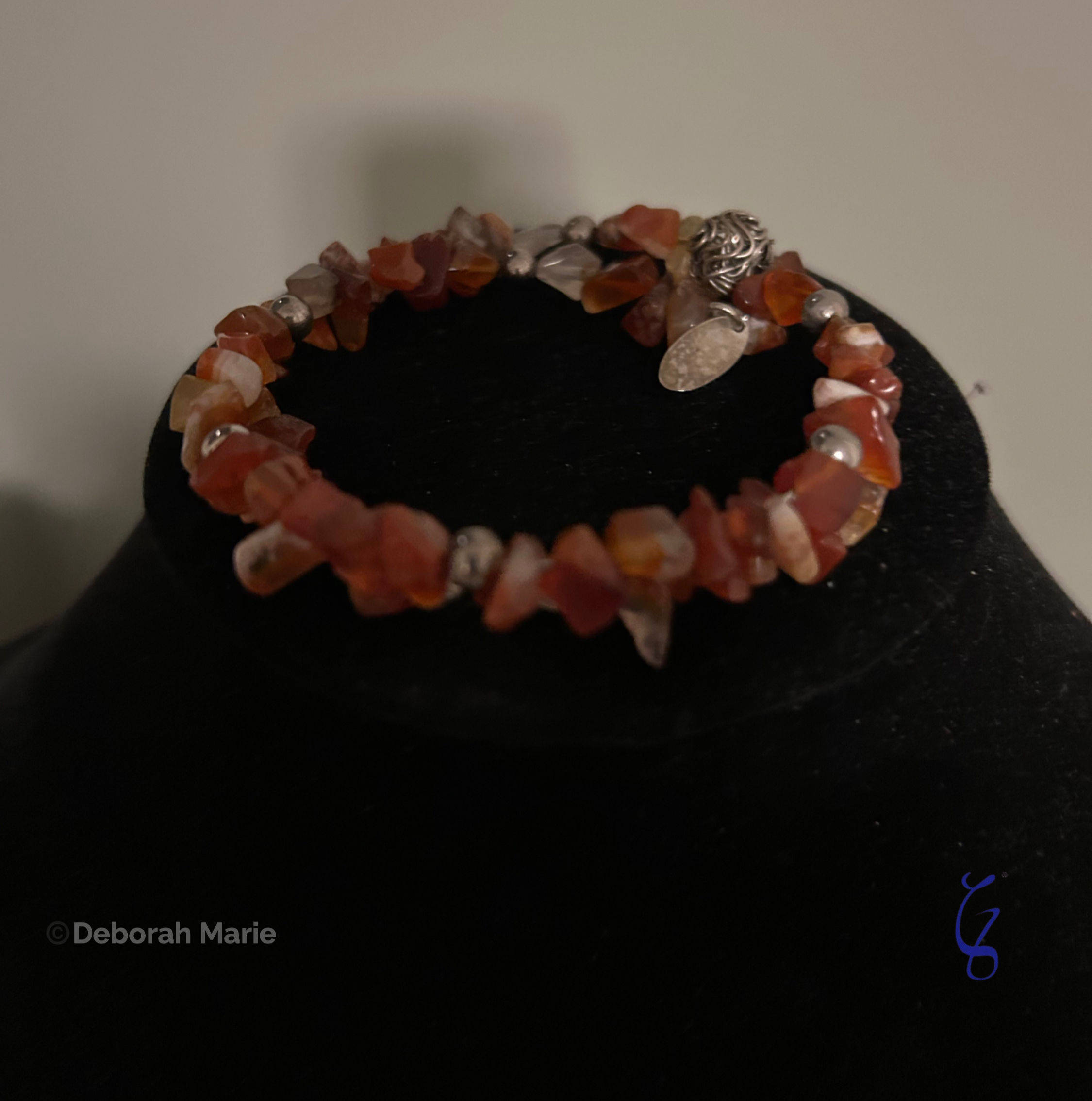 Stone Chip with Wire Wrap