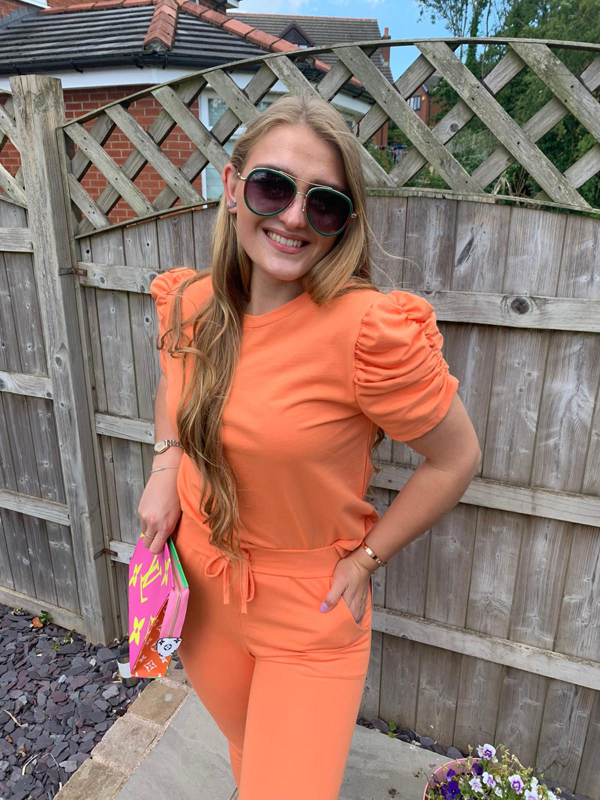 PUFF sleeve lounge set