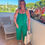 Thumbnail: Green Pleated Jumpsuit