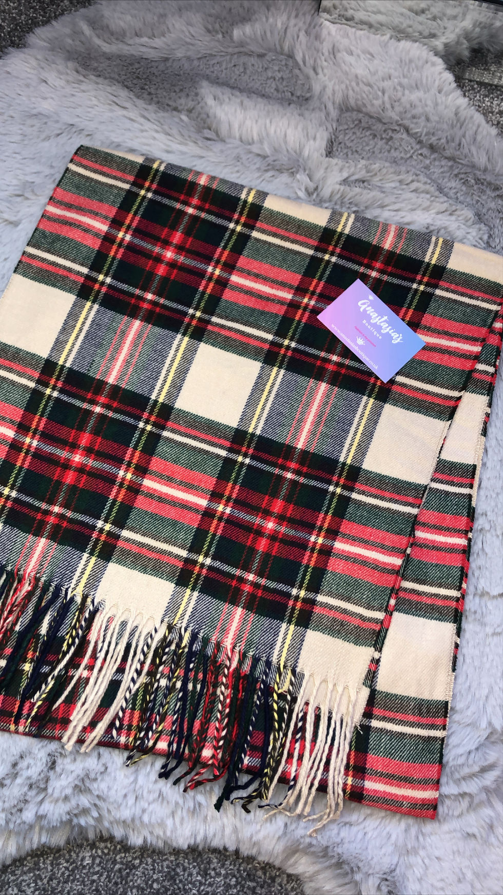 Thumbnail: PERSONALISED Tartan Scarfs