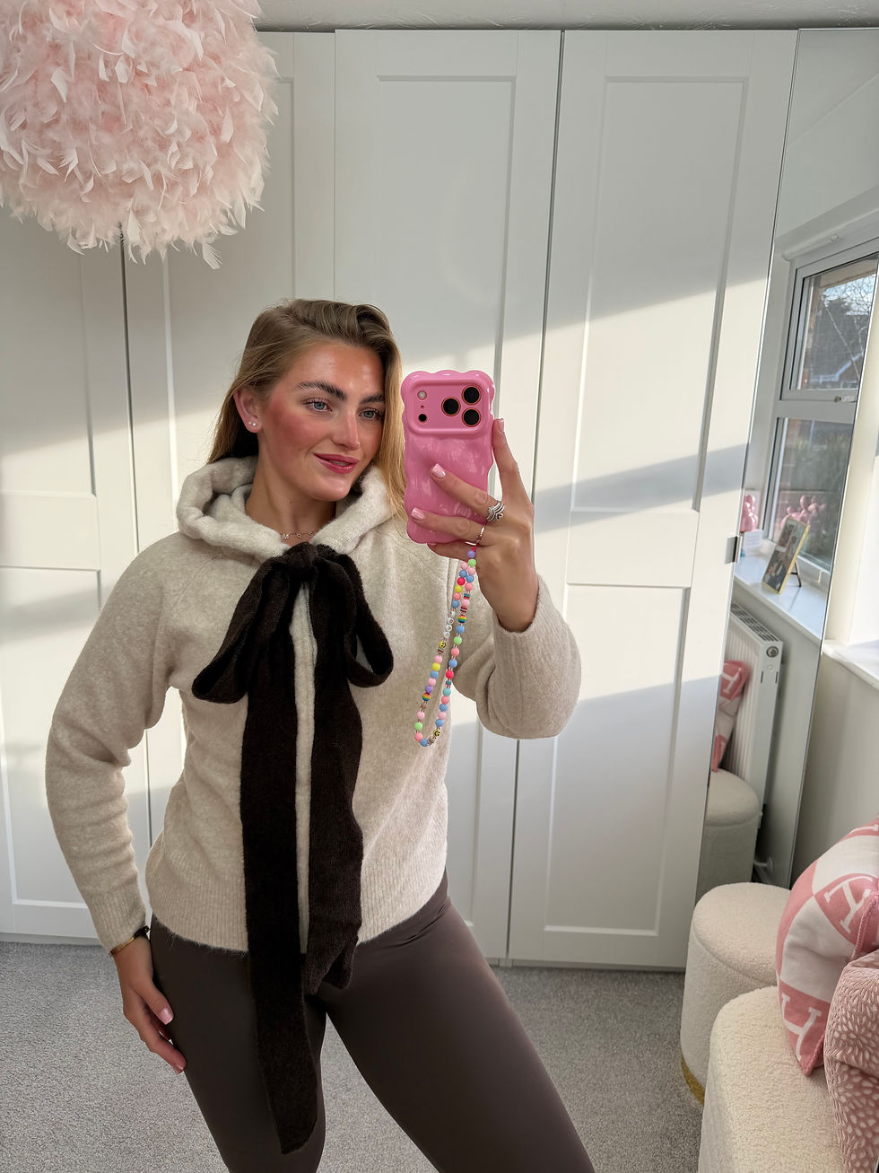 Thumbnail: HALLIE Handmade Knit Jacket Nude/Brown 