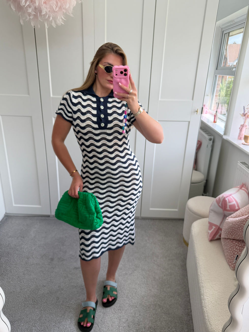 Thumbnail: MONICA Crochet Mini Dress
