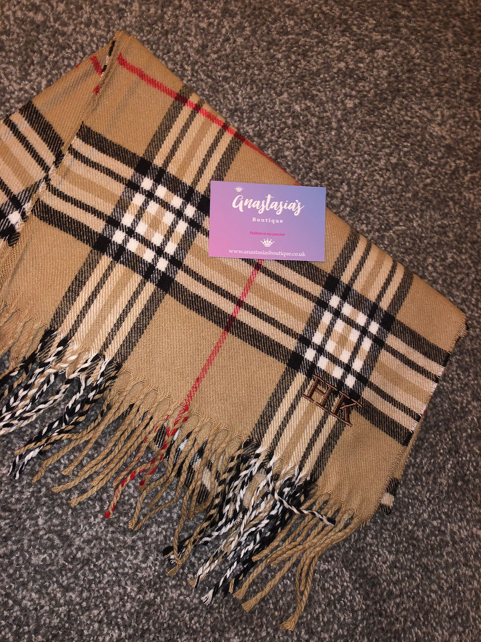 Thumbnail: PERSONALISED Tartan Scarfs