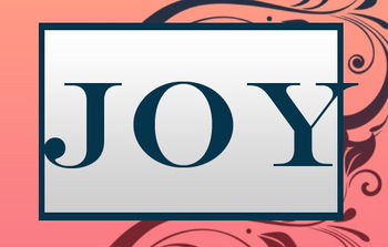 Overflowing with Joy!