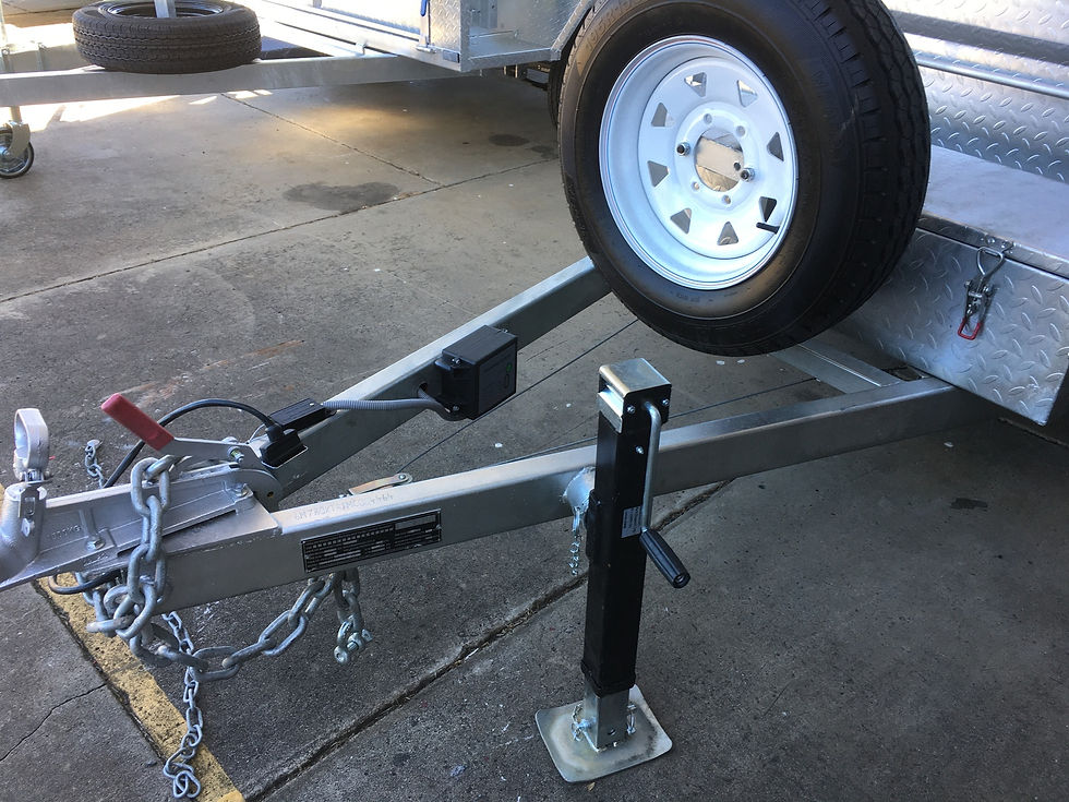 Thumbnail: 10 x 6 ft Hydraulic Tipping Box Trailer with Rear Ramps