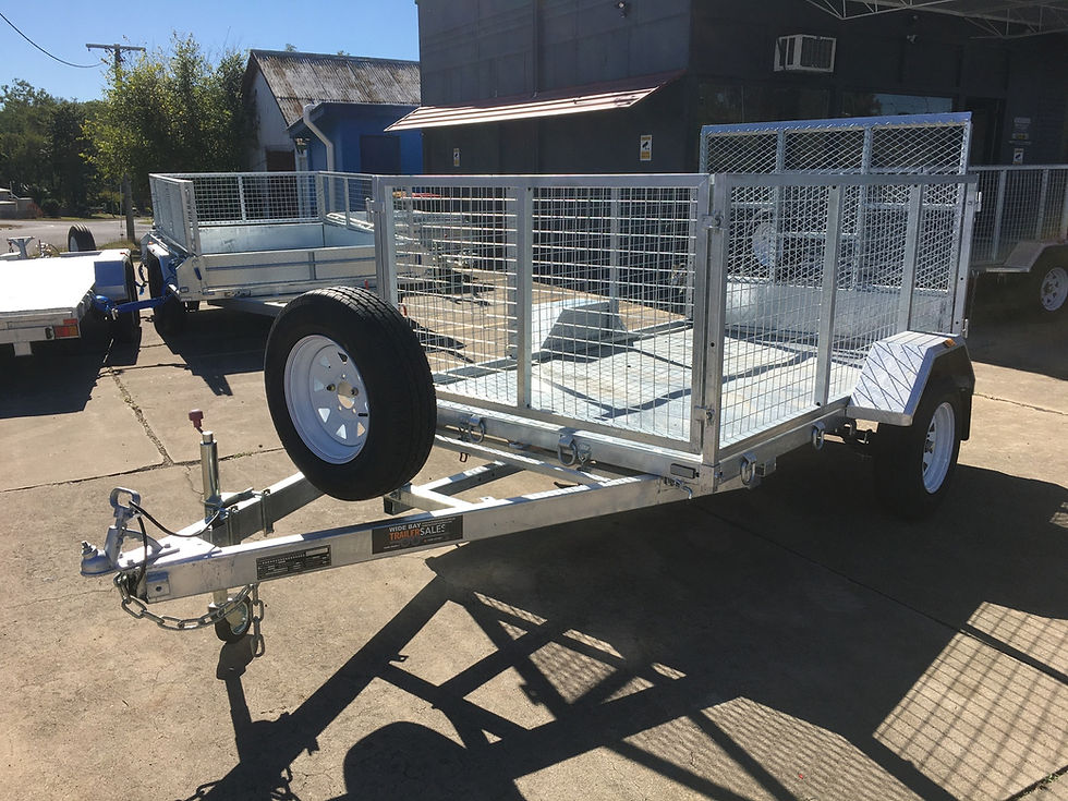 Thumbnail: 8x5 Hot Dipped Galvanised ATV Trailer with Rear Ramp