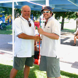 ...conversely, Jimmy Finch won the 'Dummy Spit' Award (which he seems quite proud!)