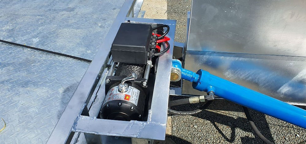 Thumbnail: 4.4-ton Car and Machinery Hydraulic Tilting Rampless Trailer