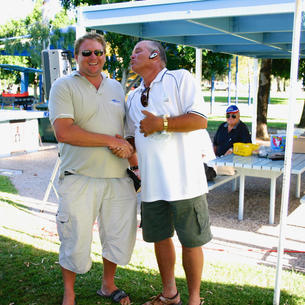 But the winner was friend of the club Dave Turton (09) from Manly Radio Yacht Club!