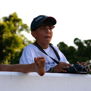 Our youngest ever member - Jehtro Blanch - loved his Bandit 2