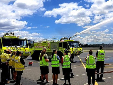 Playing it safe: Gladstone Airport puts safety on show