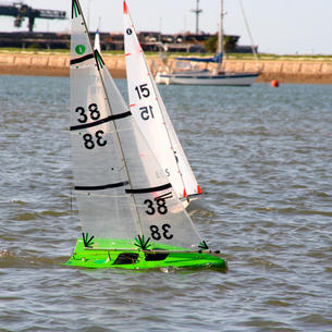Grant Cooper still had his TS2 'Seek & Destroy' sailing fast