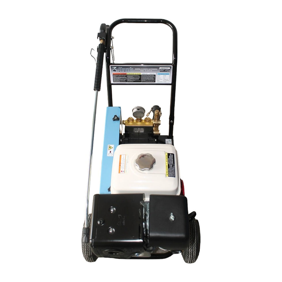 Miniatura: Vista Superior de Hidrolavadora con Motor Naftero HONDA