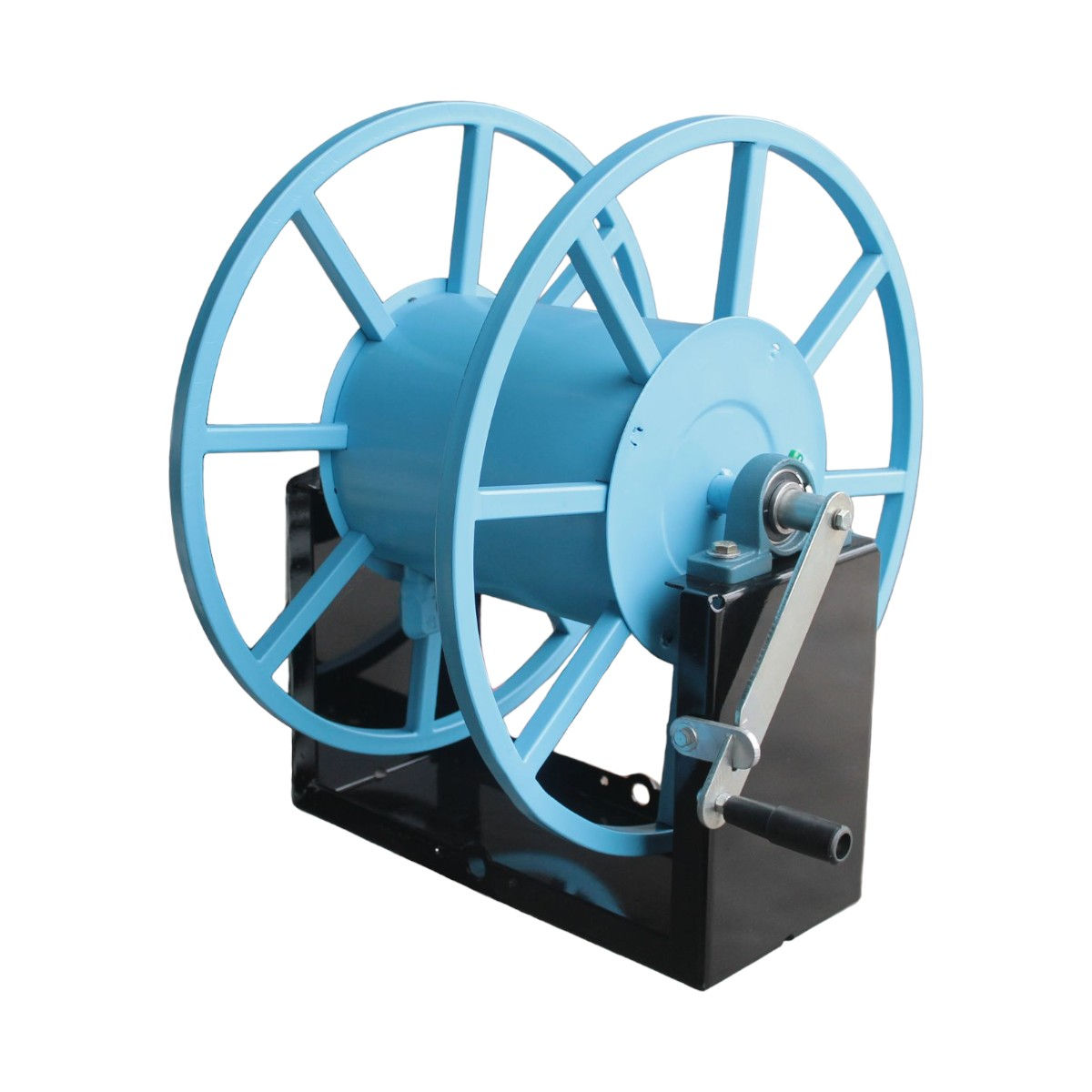 Enrollador de manguera manual modelo HULK vista perspectiva