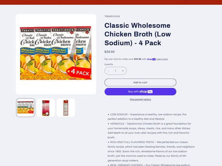 Shop Tabatchnick Broths Online
