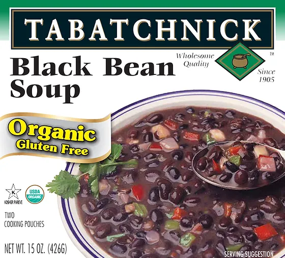 Black Bean Soup Organic Tabatchnick Whole bean steamed, pressed, and dehydrated directions: black bean soup organic tabatchnick