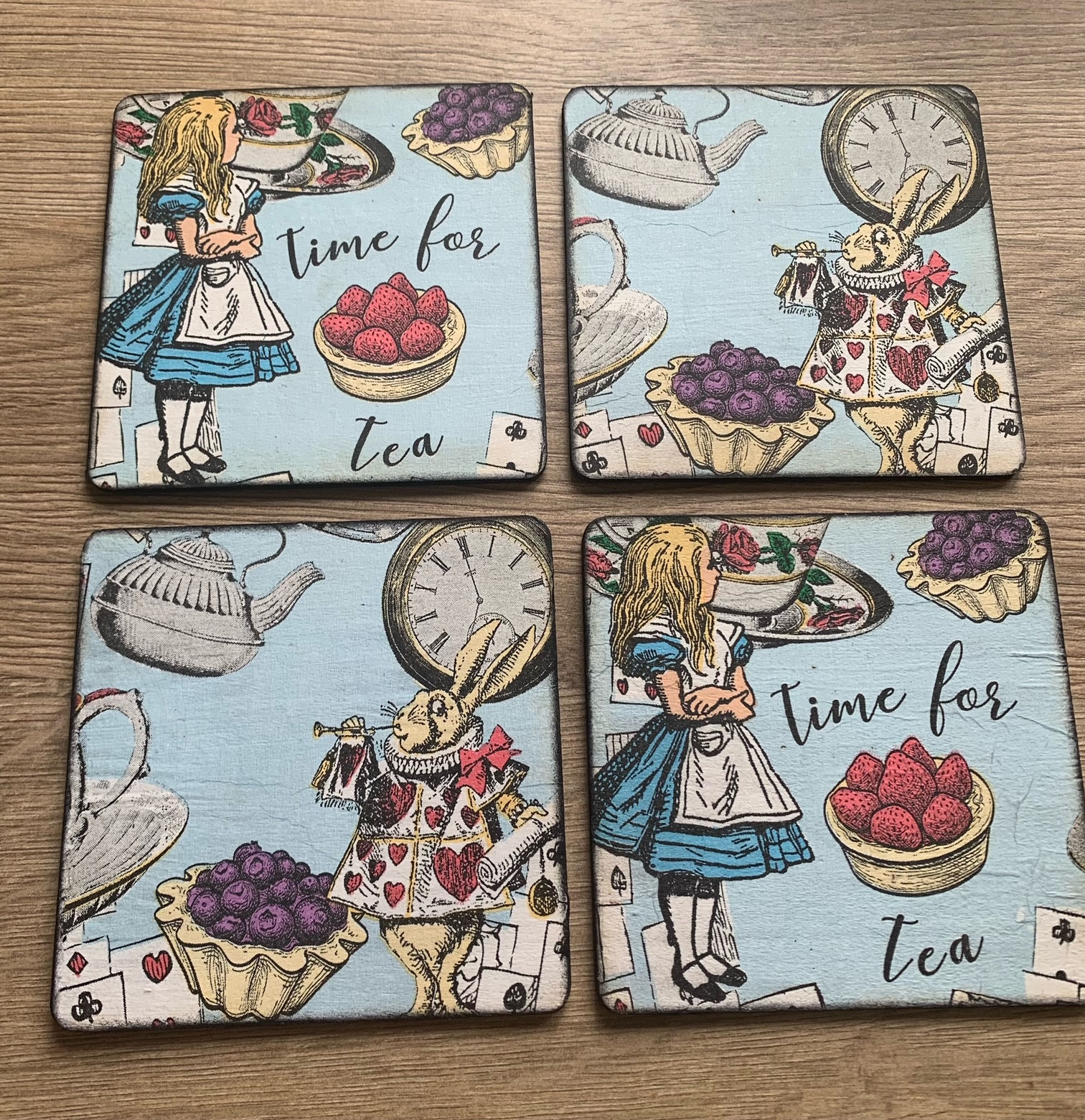 Alice wooden Coasters