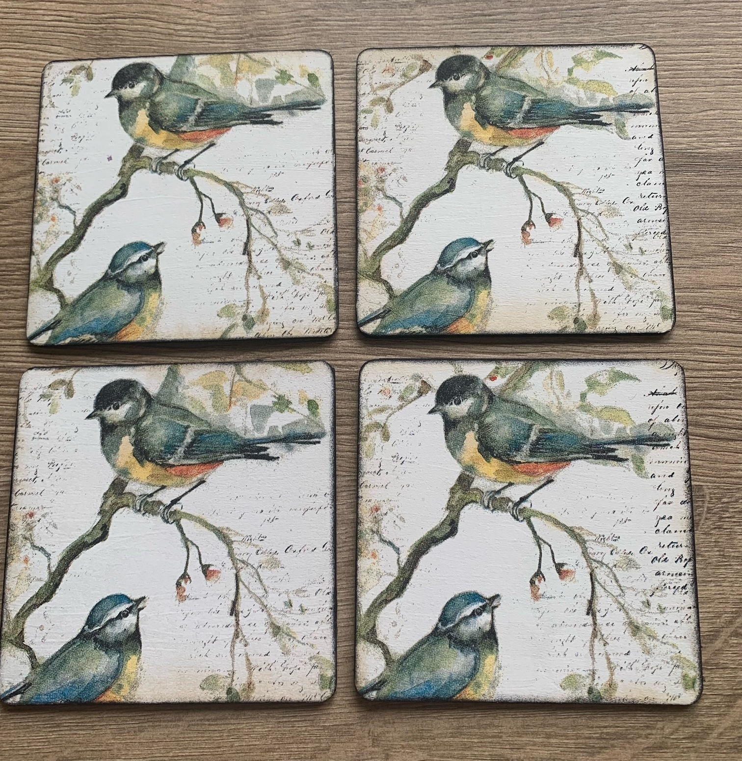 Bird wooden Coasters