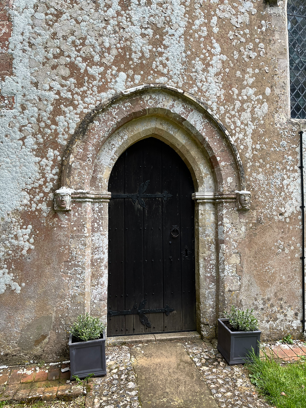 The door of Steventon Rectory