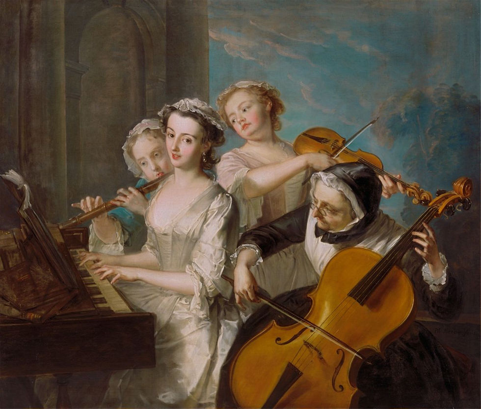 The Sense of Hearing (c. 1744-1747), by Philippe Mercier. Source: Yale University.