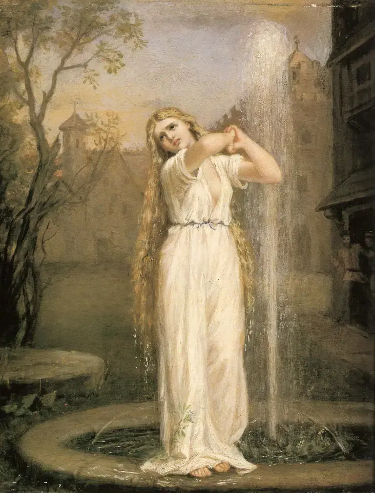 Illustration of Undine (1872) by John William Waterhouse. Source: Wikimedia.