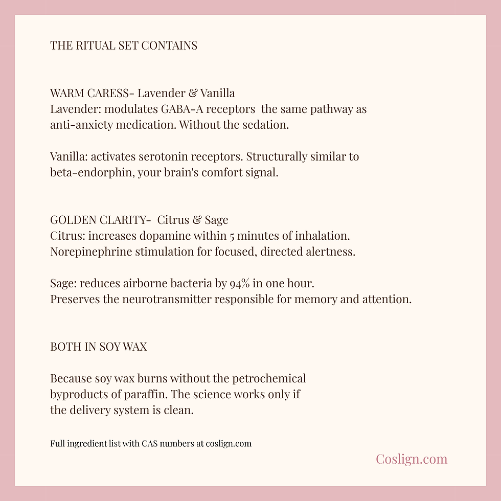 Thumbnail: Calm and Clarity Ritual Set- Warm Caress & Golden Clarity
