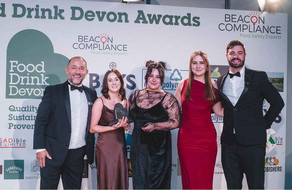 A Golden Night for The Chagford Inn at the Food Drink Devon Awards 2025