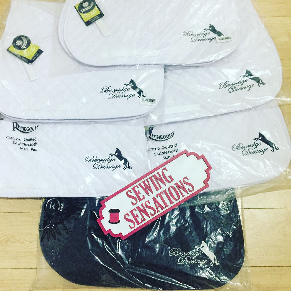 Thumbnail: Saddle cloth with logo embroidered