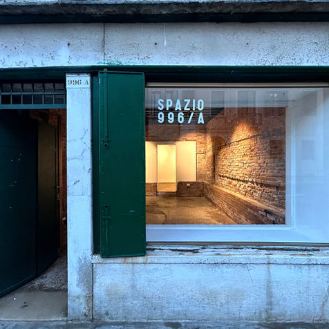 Empty exhibition space at Spazio 996/A in Venice