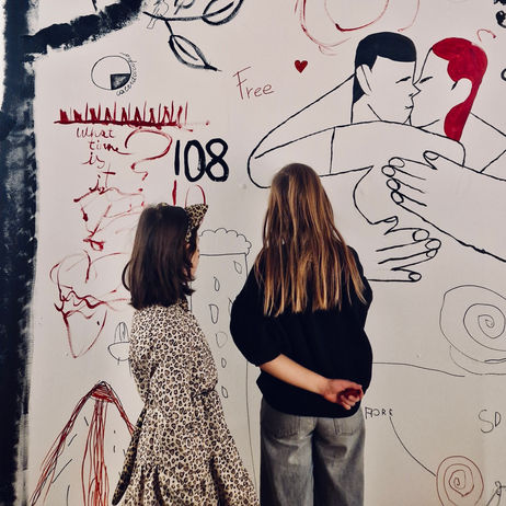 Installation view of contemporary art exhibition at Spazio 996/A, Venice