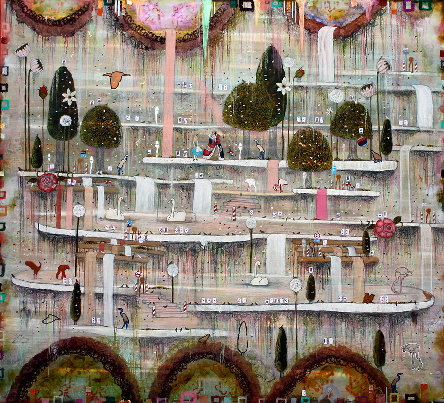 Queen of Hearts, 180x200cm, Mixed Medium, 2009, Veronica Green.jpg