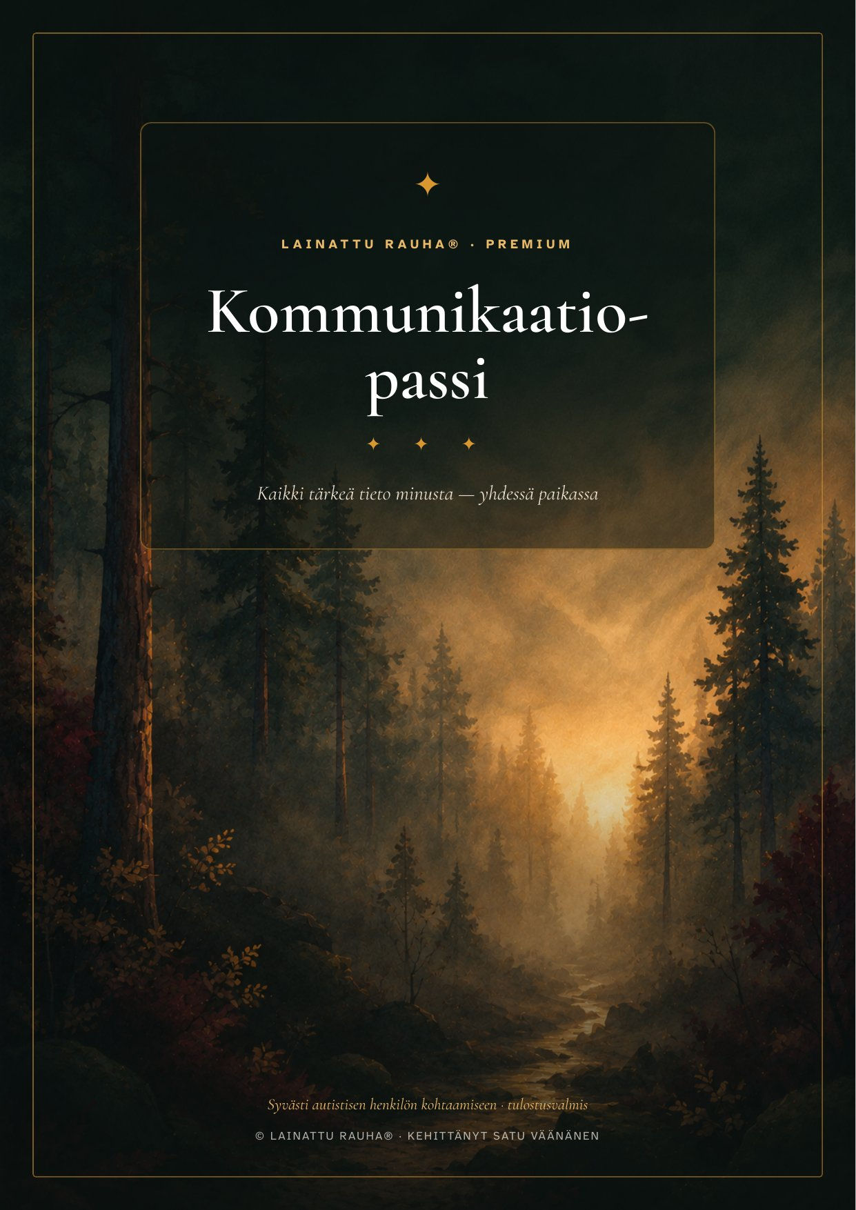 Kommunikaatiopassi (tulostettava PDF)