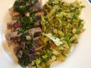 Seared Tuna with Chimichurri