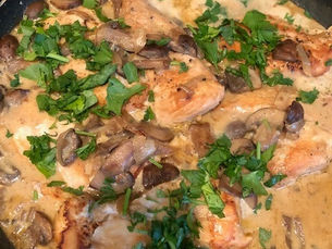 Chicken and Mushrooms