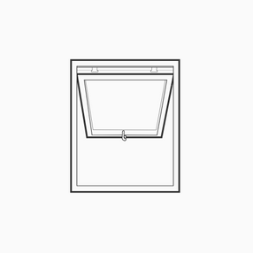 European-style awning window icon for Dallas luxury residences