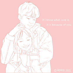 電繪人像-雙人半身